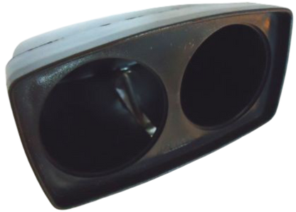 Plastic hood for 2 car gauges of 52mm diameter