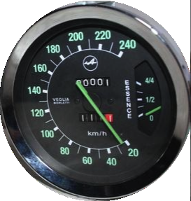 French version Renault Alpine A110 speedometer