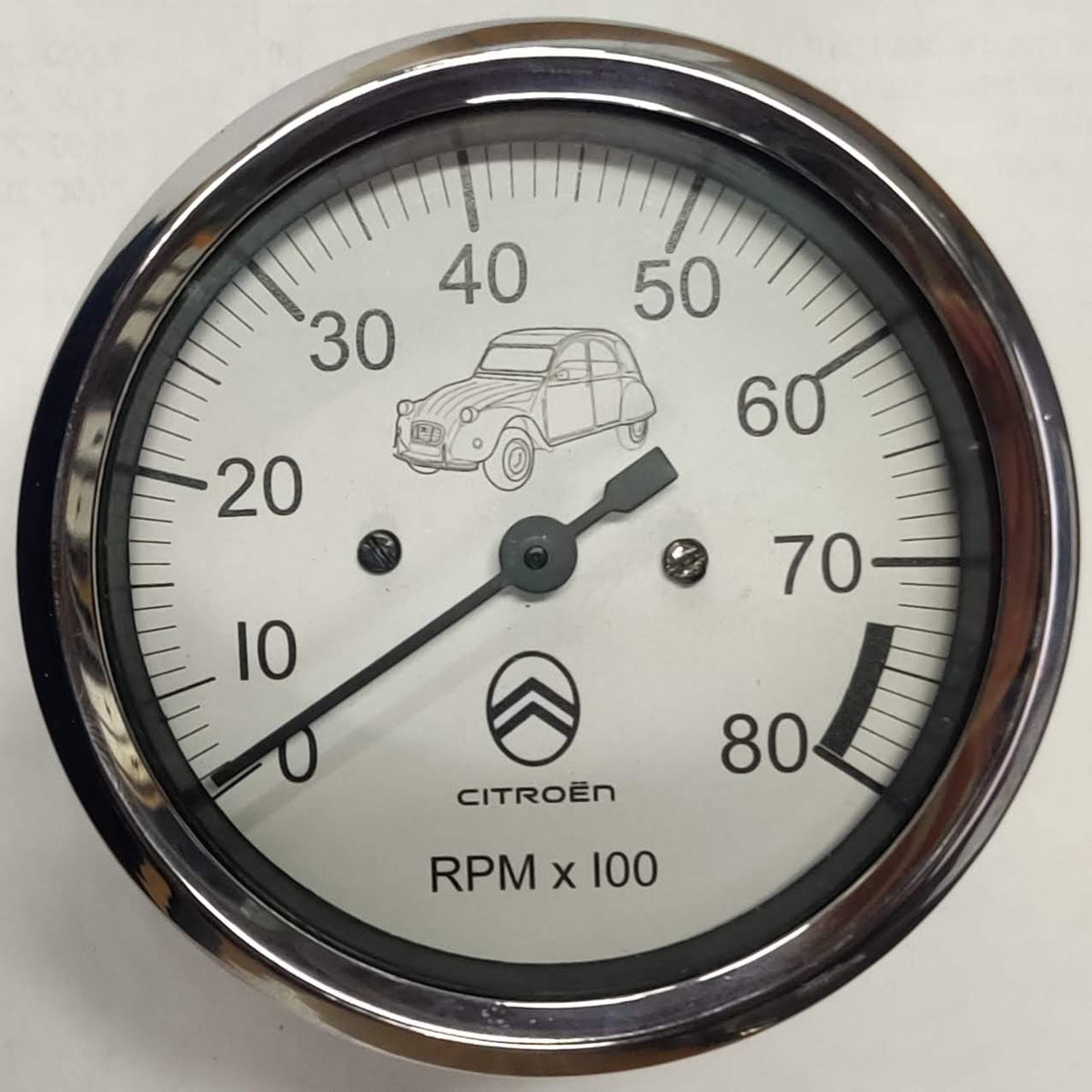 Citroen 2CV 80mm Tachometer