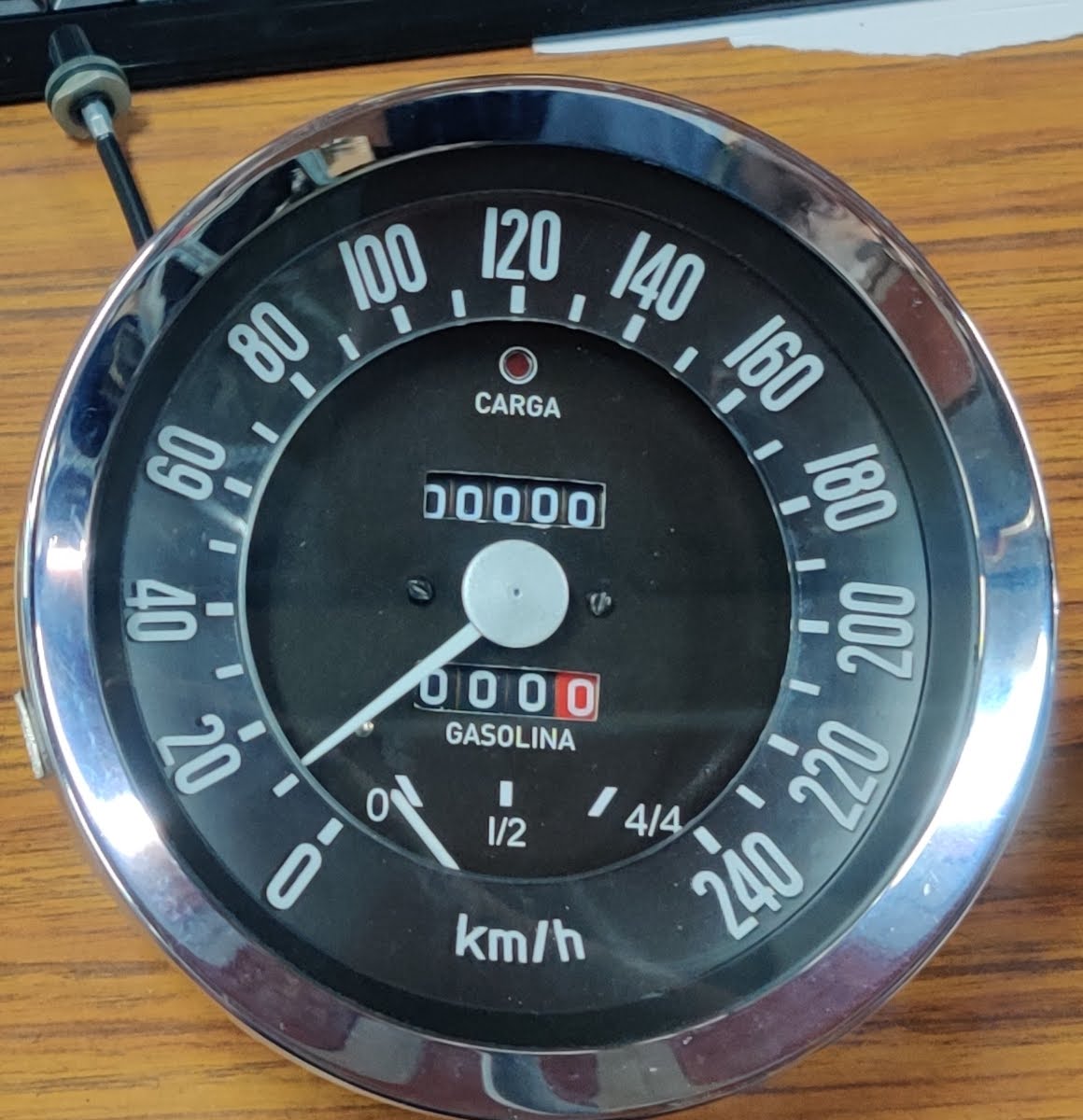 Speedometer/odometer. Renault Alpine A110