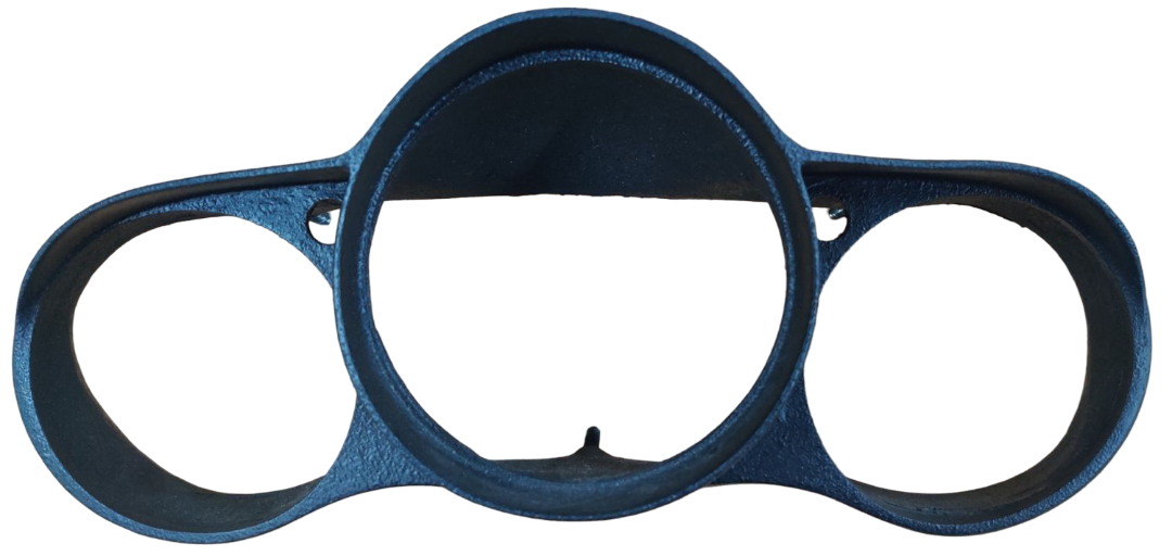 Abarth gauges holder for 3 gauges