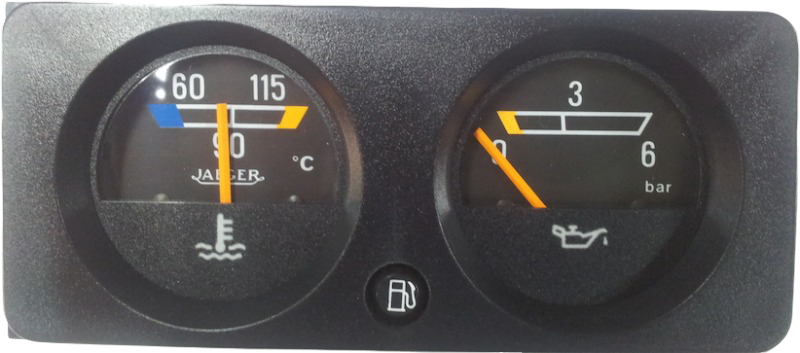 Renault Thermometer and Pressure Gauge