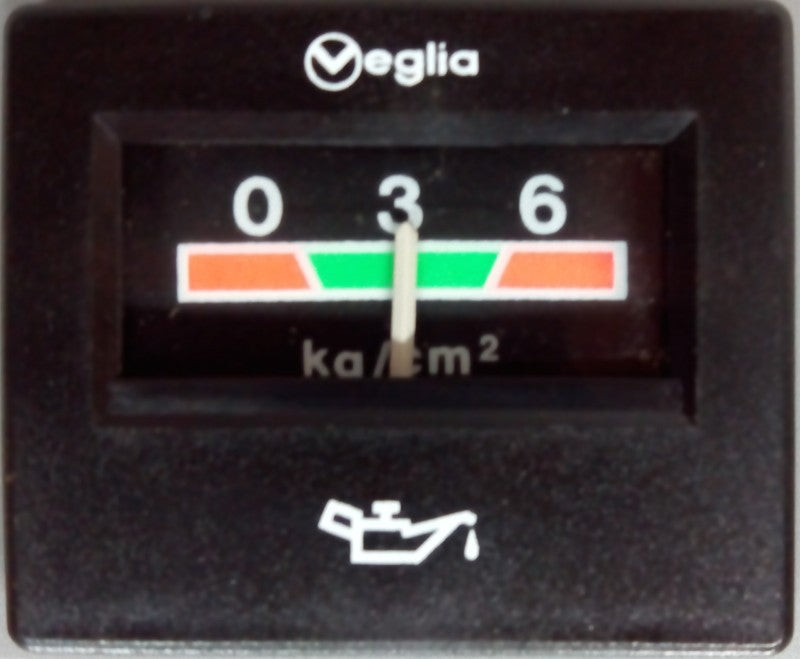 Manómetro. Reloj de presión de aceite Veglia