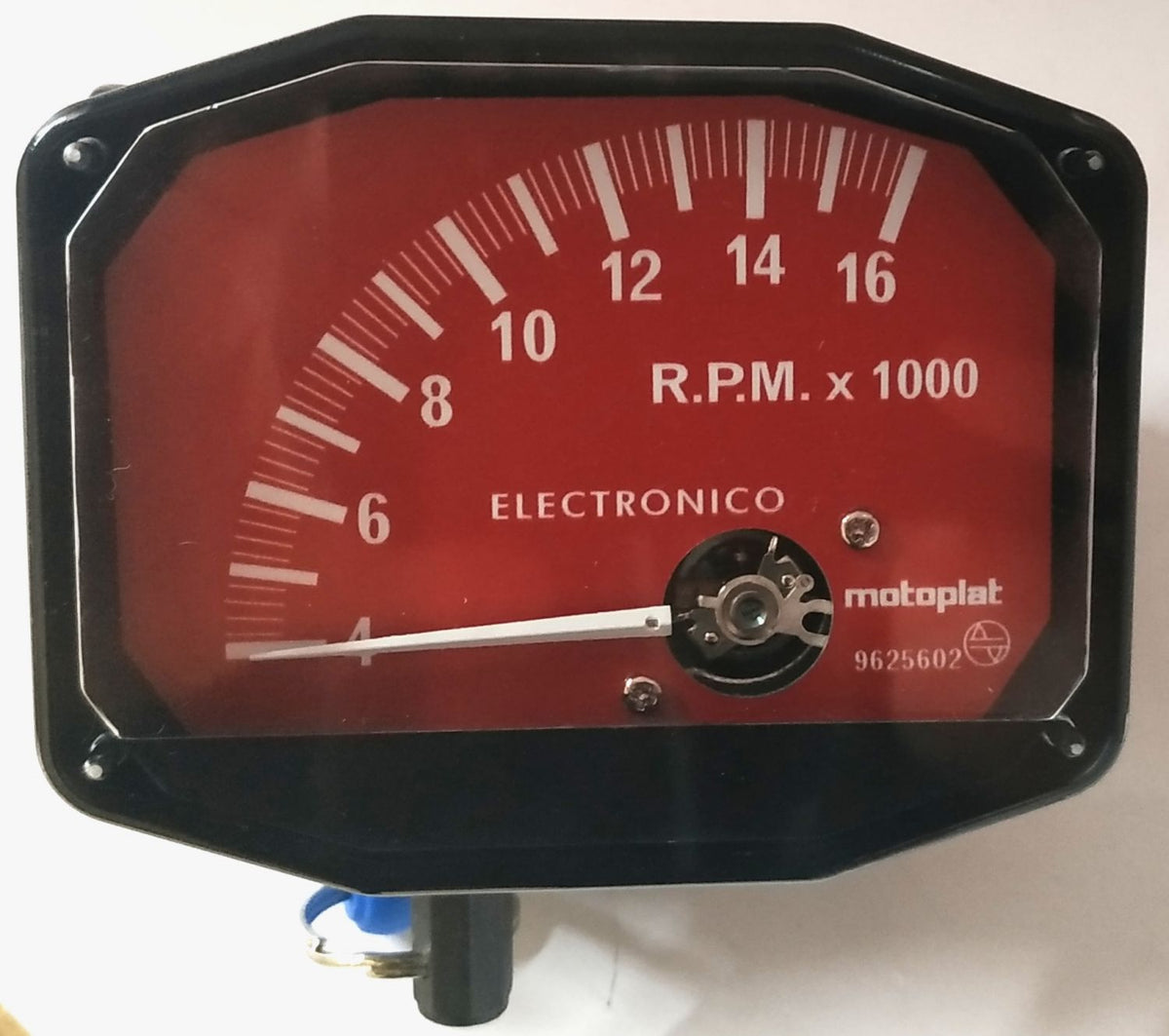 Drehzahlmesser Motoplat Red 0-16000 U/min durch Induktion