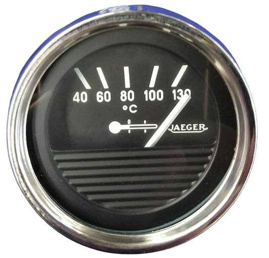 Jaeger 12v Temperature Thermometer Clock