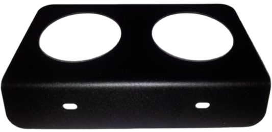 Car gauge holder for 2 52mm gauges