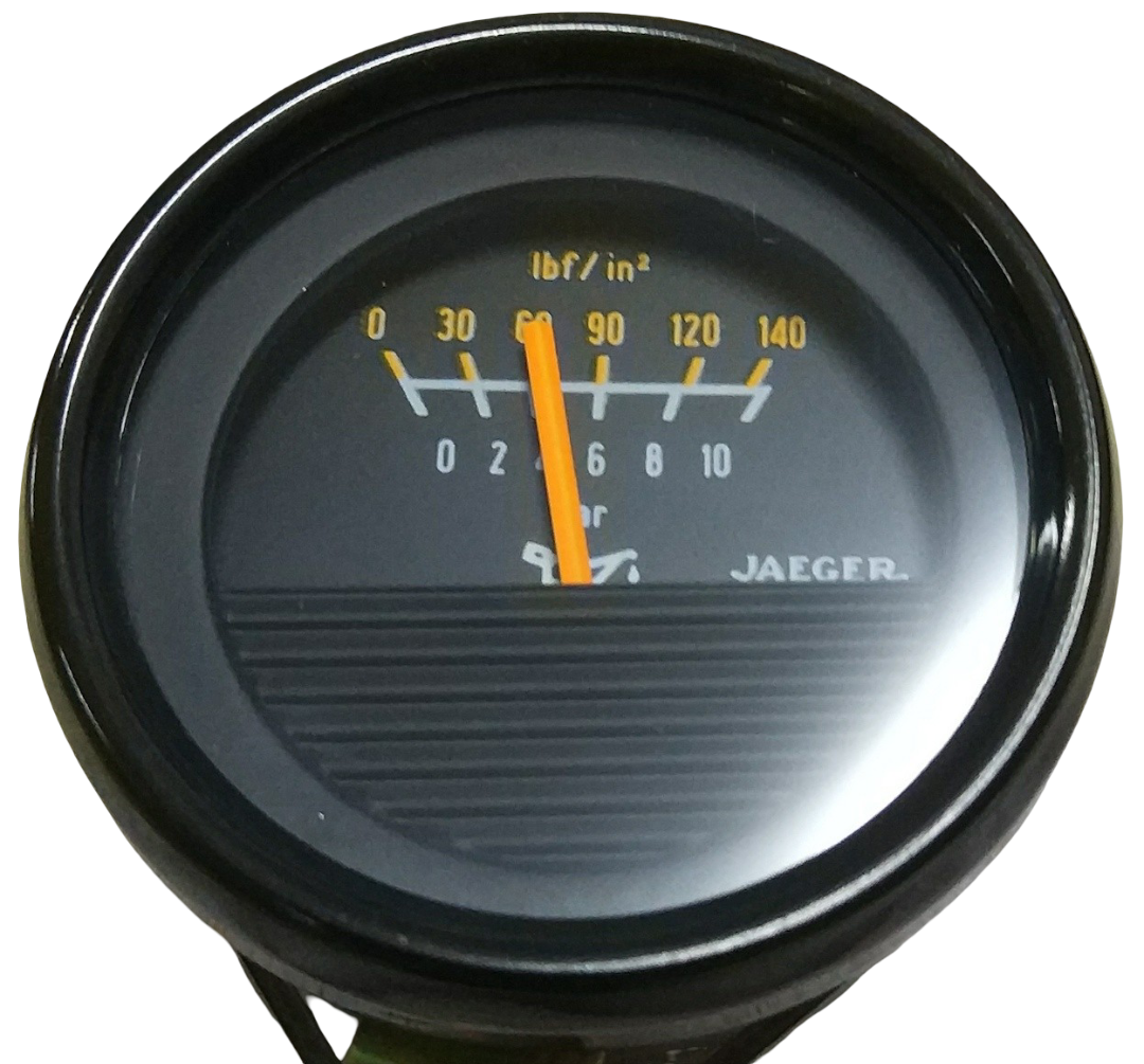 Manómetro. Reloj presión aceite Jaeger 10 bar