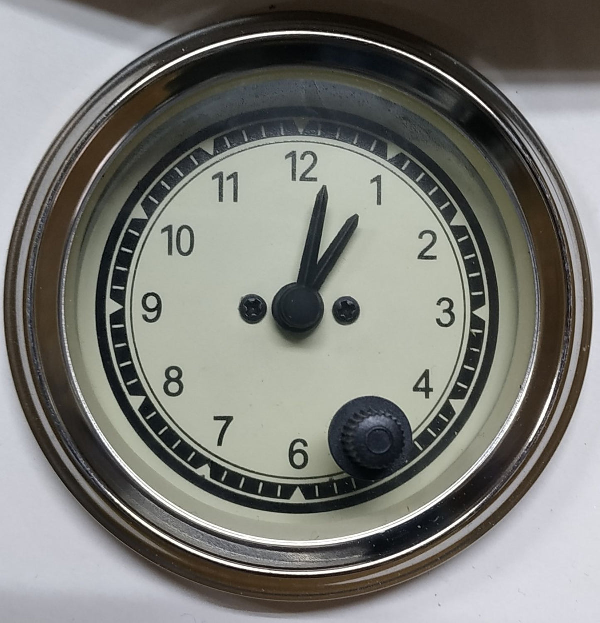 60mm clock 6V - 12V - 24V