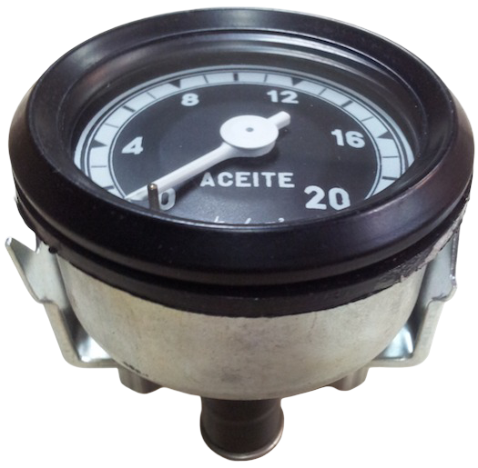 Manómetro. Reloj presión aceite 60mm 0-20 kg/cm2 WALKER VDO AVIS