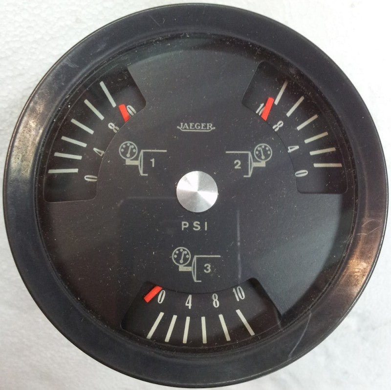 Reloj triple de presión 24v