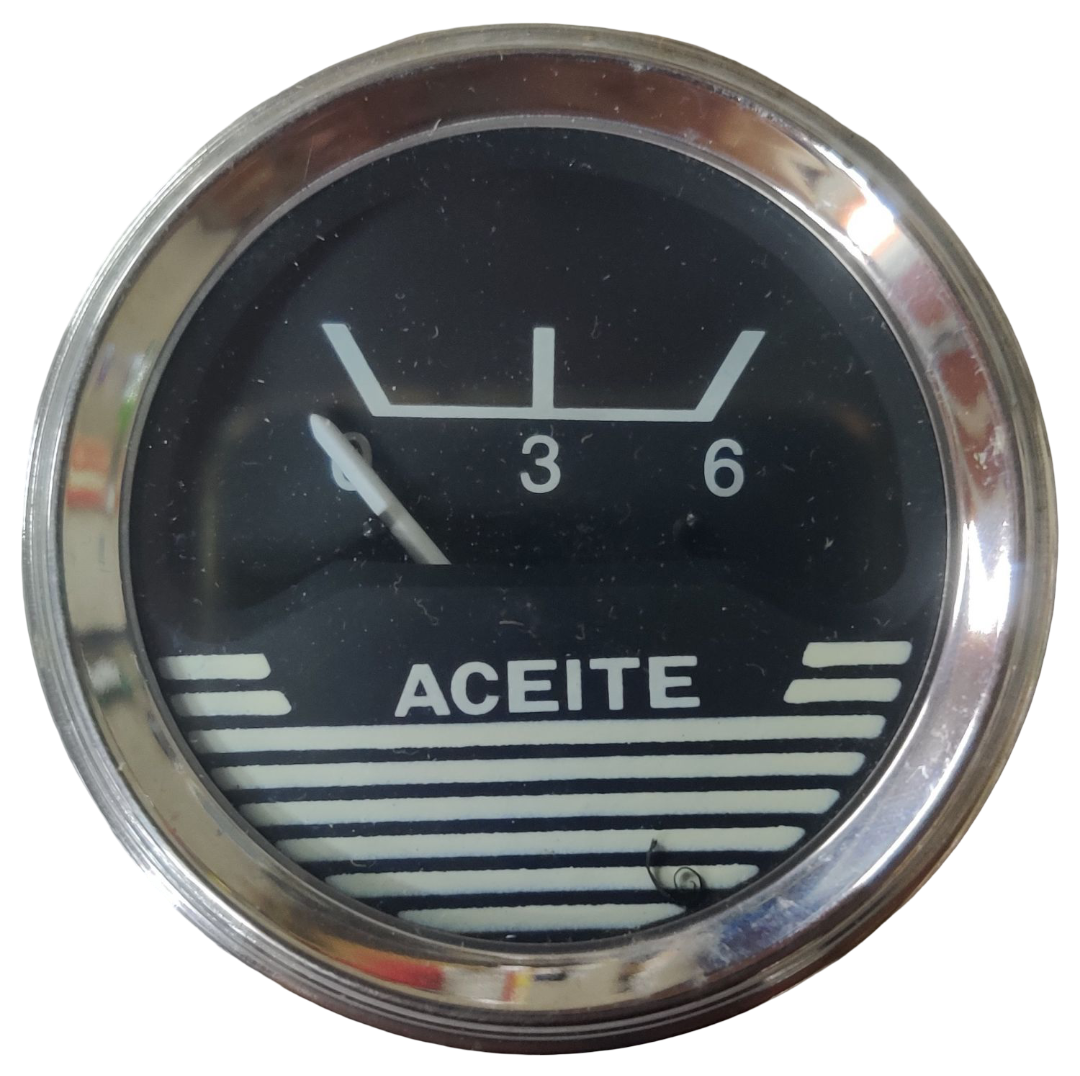 Renault 6 bar oil pressure gauge.