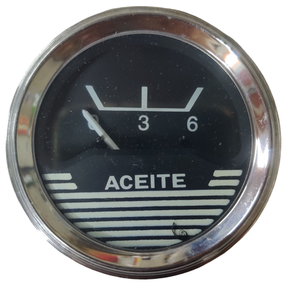 Renault 6 bar oil pressure gauge.