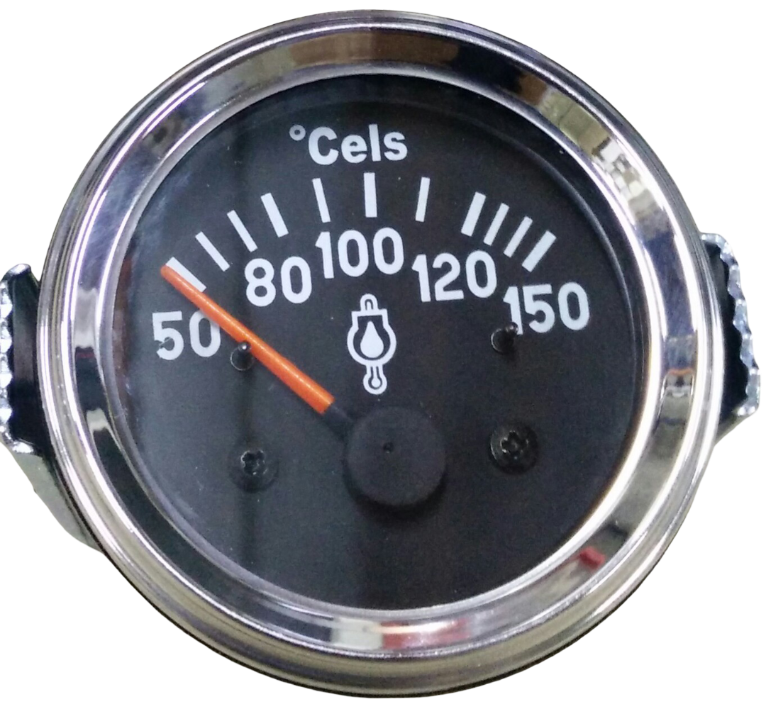 Oil temperature thermometer gauge with thermistor