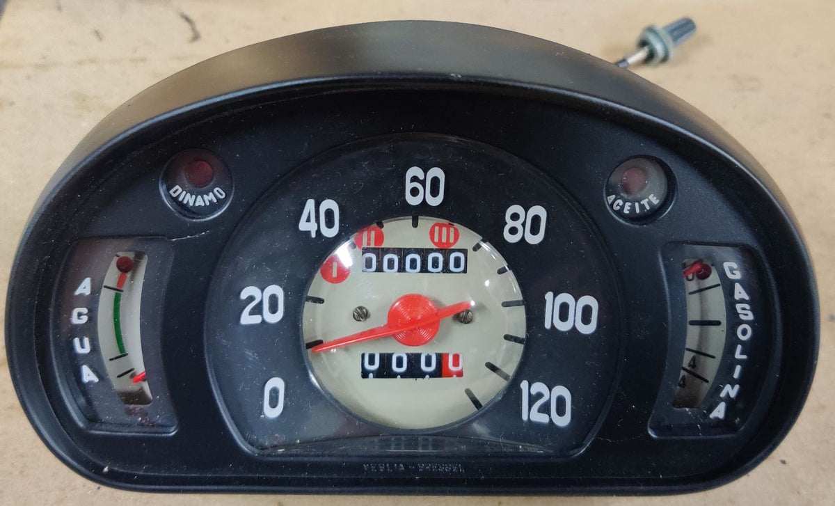 Cuadro de instrumentos Seat / Fiat 600 con contador parcial