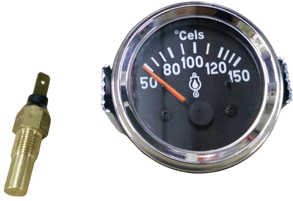 Oil temperature thermometer gauge with thermistor