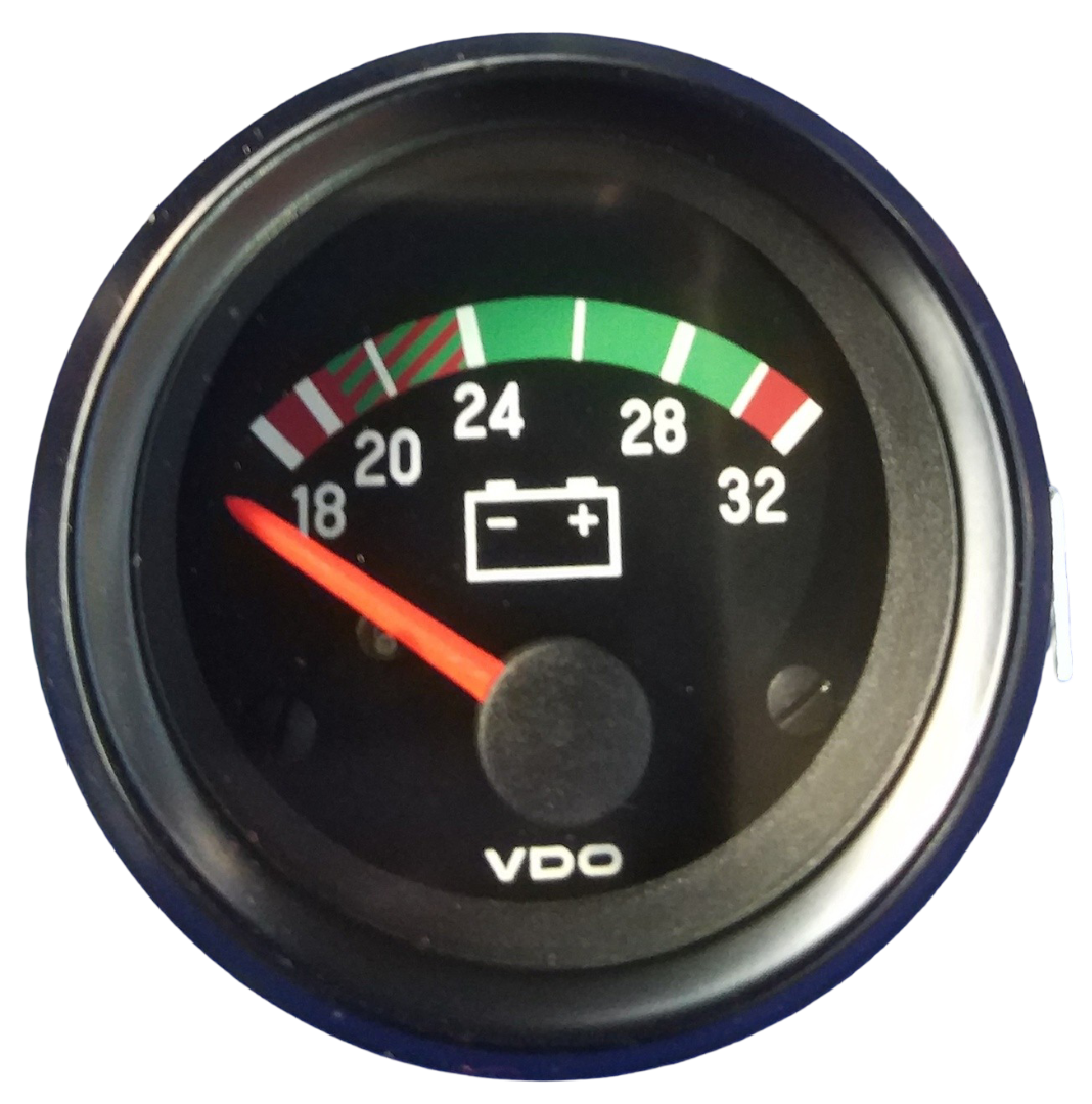 Voltímetro VDO 52mm 24V