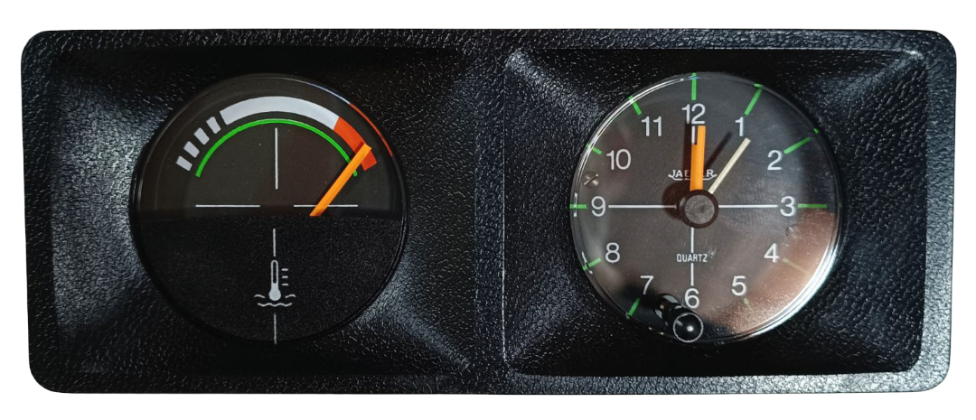 Renault 14 Zeit- und Temperaturanzeige