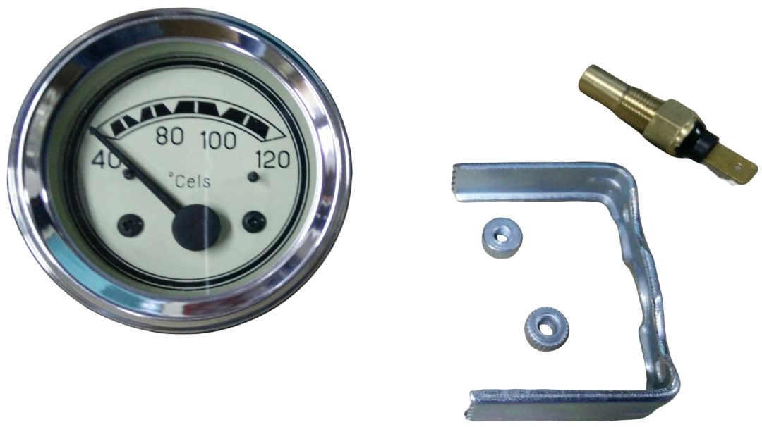 Wassertemperatur-Thermometeruhr mit 60 mm Durchmesser und 12 V