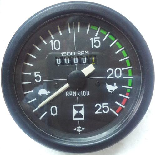 85-mm-Stundenzähler Ast