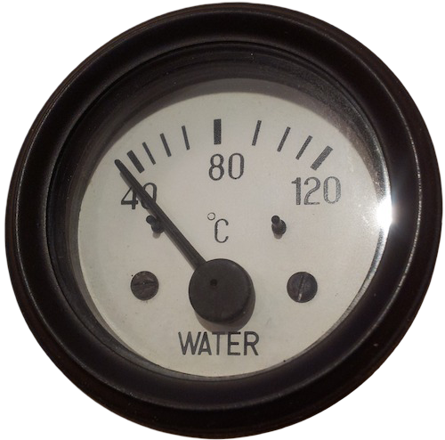 12 volt 52mm water temperature thermometer clock