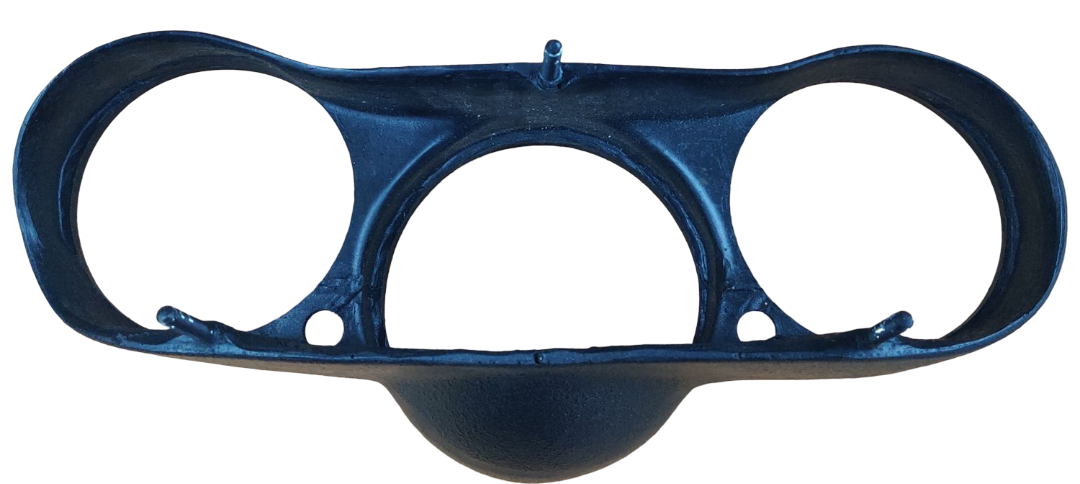 Abarth gauges holder for 3 gauges