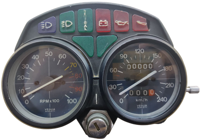 Speedometer/odometer. Benelli 500 LS (restored)