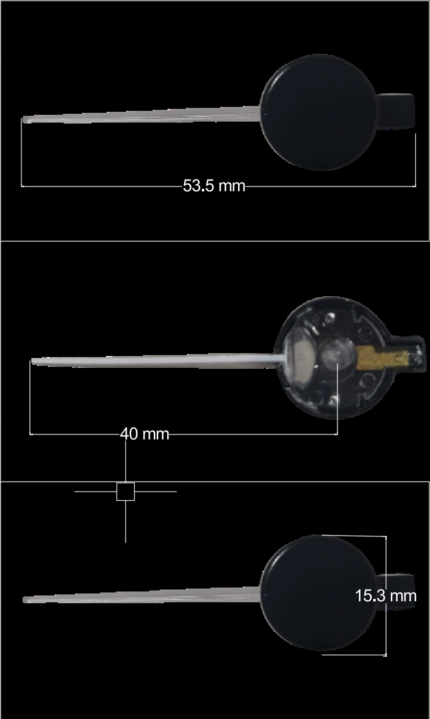 Aguja para velocímetro 53.5mm