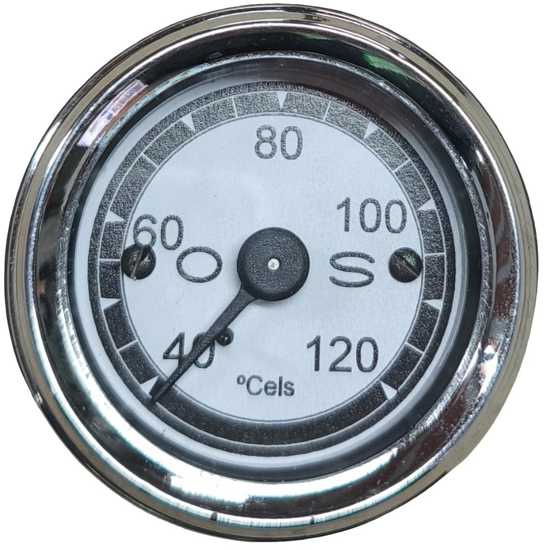 Reloj termómetro temperatura de agua mecánico OS