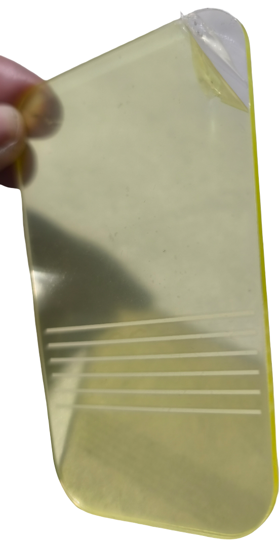 Esfera carátula de velocímetro de metacrilato plástico transparente de Citroen 2cv
