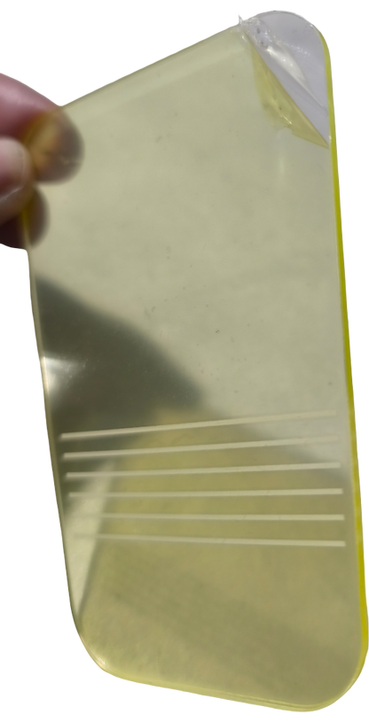Esfera carátula de velocímetro de metacrilato plástico transparente de Citroen 2cv