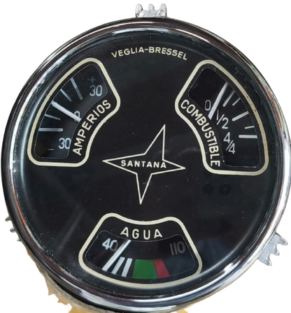 Land Rover Triple Gauge for Fuel, Temperature and Ammeter