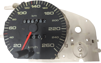 Speedometer/odometer. AUDI 100 C3