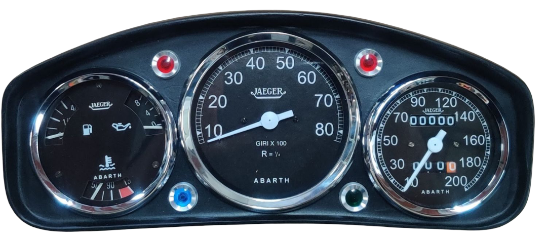 Abarth 600 instrument cluster