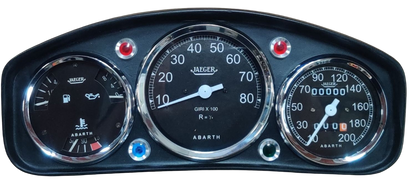 Abarth 600 instrument cluster