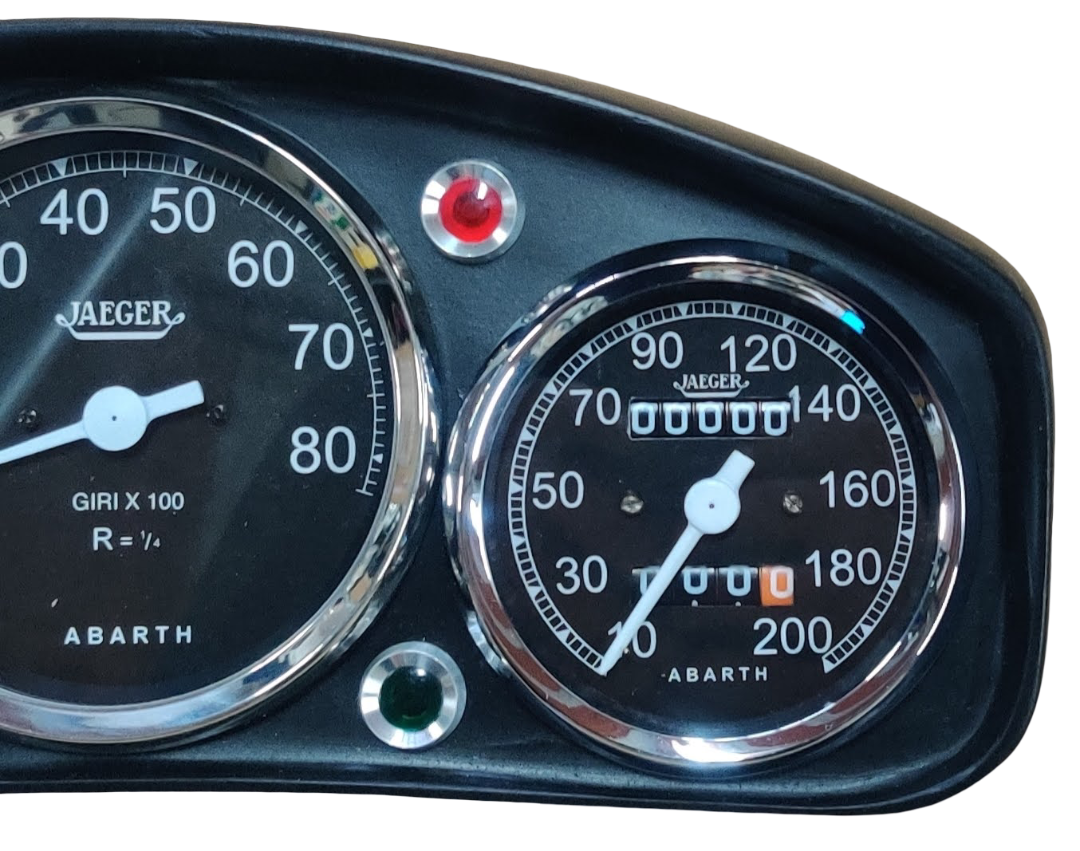 Abarth 600 instrument cluster