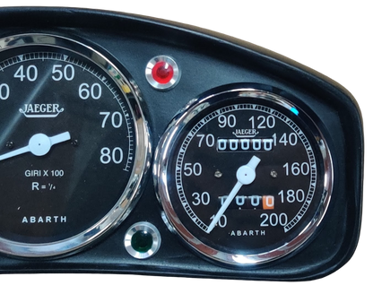Abarth 600 instrument cluster