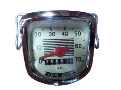 Geschwindigkeitsmesser/Kilometerzähler. Gimson 49cc quadratisch