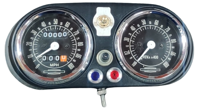 Harley-Davidson SS 350 Speedometer, Odometer and Tachometer