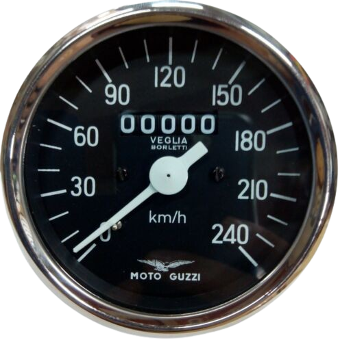 Geschwindigkeitsmesser/Kilometerzähler. Moto Guzzi V7 Special, V7 Sport, 750 S Veglia
