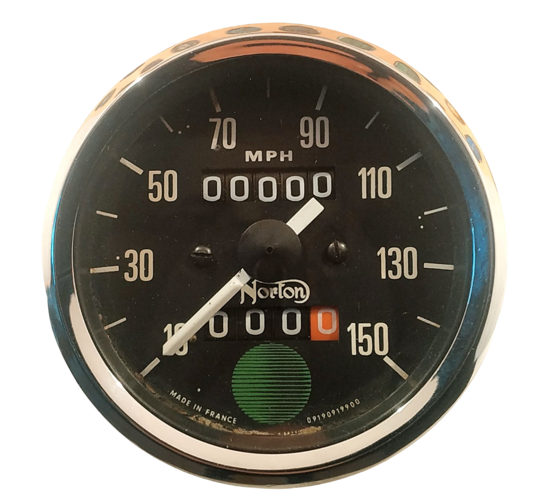 Norton Commando Tachometer/Kilometerzähler
